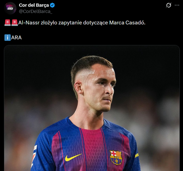 Al-Nassr rusza po... WAŻNEGO PIŁKARZA BARCELONY!